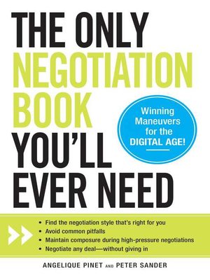 cover image of The Only Negotiation Book You'll Ever Need